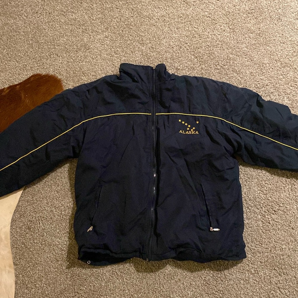 Vintage Alaska Fleece lined windbreaker